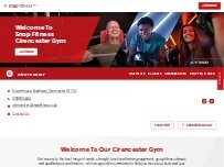 Website Screenshot Snap Fitness Cirencester