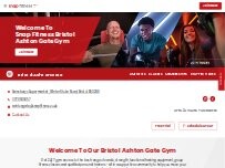 Website Screenshot Snap Fitness Bristol Ashton Gate