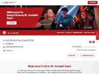Website Screenshot Snap Fitness St. Austell