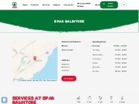 Website Screenshot SPAR Balintore