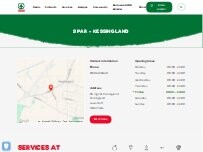 Website Screenshot Spar - Kessingland