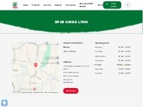 Website Screenshot SPAR Kings Lynn