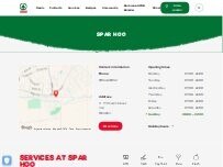 Website Screenshot SPAR Hoo
