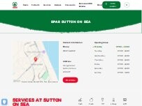 Website Screenshot SPAR Sutton On Sea