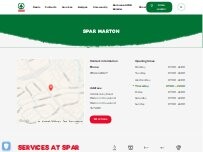 Website Screenshot SPAR Marton