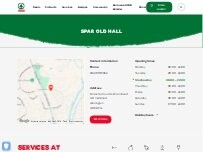 Website Screenshot SPAR Old Hall