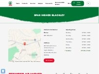 Website Screenshot SPAR Higher Blackley