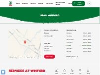 Website Screenshot SPAR Winford
