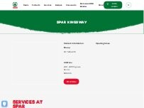 Website Screenshot SPAR Kingsway