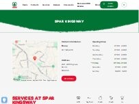 Website Screenshot SPAR Kingsway