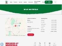 Website Screenshot SPAR Whitefield