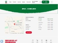Website Screenshot SPAR - Chiseldon