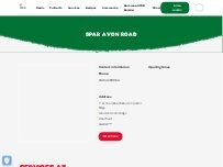 Website Screenshot SPAR Avon Road
