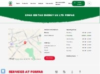 Website Screenshot SPAR Certas Energy UK Ltd Forfar