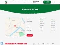 Website Screenshot SPAR - Ross on Wye