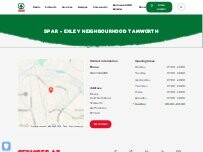 Website Screenshot SPAR - Exley Neighbourhood Tamworth