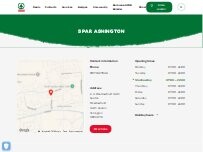 Website Screenshot SPAR Ashington