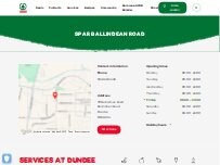 Website Screenshot SPAR Ballindean Road