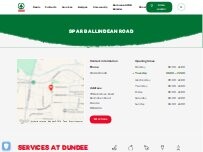 Website Screenshot SPAR Ballindean Road