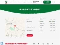 Website Screenshot SPAR - Harvest - Skegby