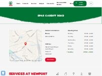 Website Screenshot SPAR Cardiff Road
