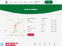 Website Screenshot SPAR Blakeney