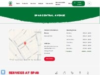 Website Screenshot SPAR Central Avenue