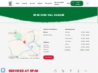 Website Screenshot SPAR High Hill Garage