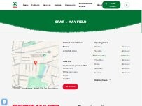 Website Screenshot SPAR - Mayfield