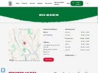 Website Screenshot SPAR Bridgend