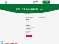 Website Screenshot SPAR - The Grange Leisure Park