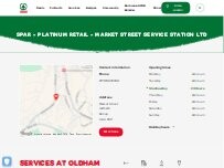 Website Screenshot SPAR - PLATINUM RETAIL - MARKET STREET SERVICE STATION LTD