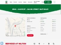 Website Screenshot SPAR - Harvest - Saxon Street Bletchley