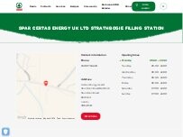 Website Screenshot SPAR Certas Energy Uk Ltd Strathbogie Filling Station