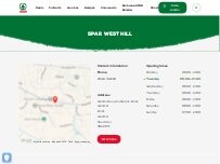 Website Screenshot SPAR Westhill