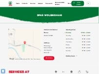Website Screenshot SPAR Wolsingham