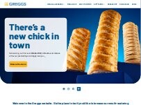Website Screenshot Greggs