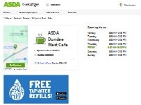 Website Screenshot ASDA Cafe