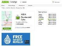 Website Screenshot ASDA Cafe