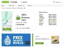 Website Screenshot ASDA Cafe