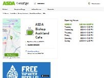 Website Screenshot ASDA Cafe