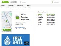 Website Screenshot ASDA Cafe