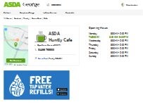 Website Screenshot ASDA Cafe