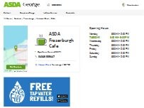 Website Screenshot ASDA Cafe