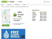 Website Screenshot ASDA Cafe
