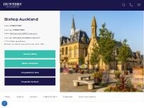 Website Screenshot Hunters Estate & Letting Agents Bishop Auckland