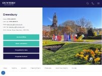 Website Screenshot Hunters Estate & Letting Agents Dewsbury