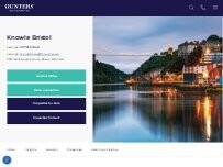 Website Screenshot Hunters Estate Agents Knowle Bristol