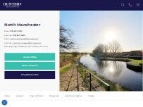 Website Screenshot Hunters Estate Agents North Manchester