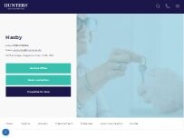 Website Screenshot Hunters Estate Agents Haxby and Strensall
